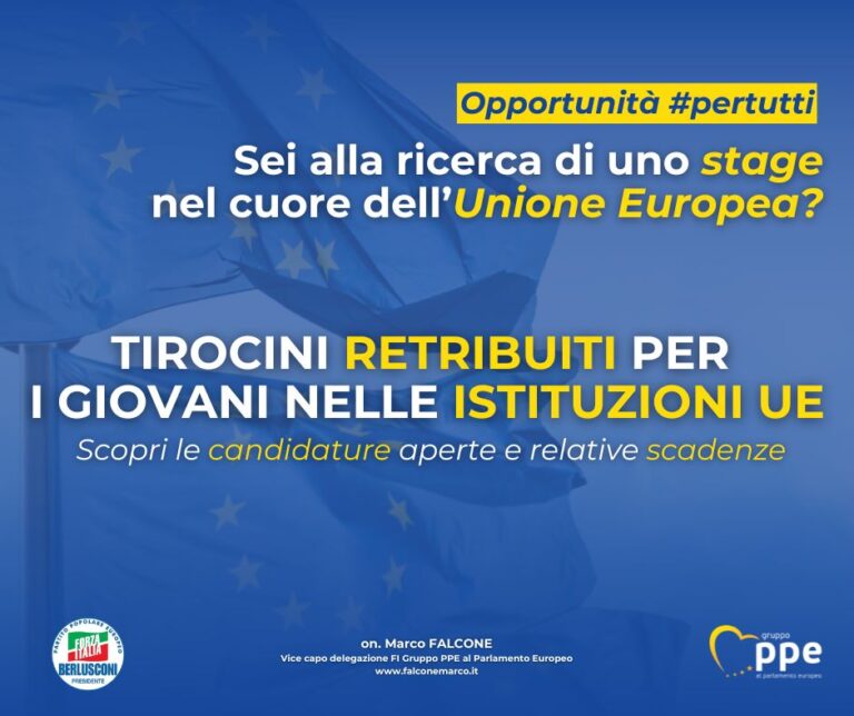 Bozza Opportunità tirocini retribuiti per i giovani in UE